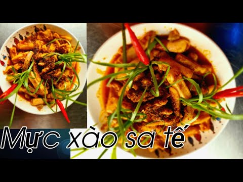 Video Cách làm mực xào sa tế - youtube