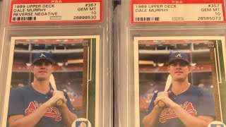 Famous GB’s 1989 Upper Deck Dale Murphy Reverse Negative Collection! Wealth