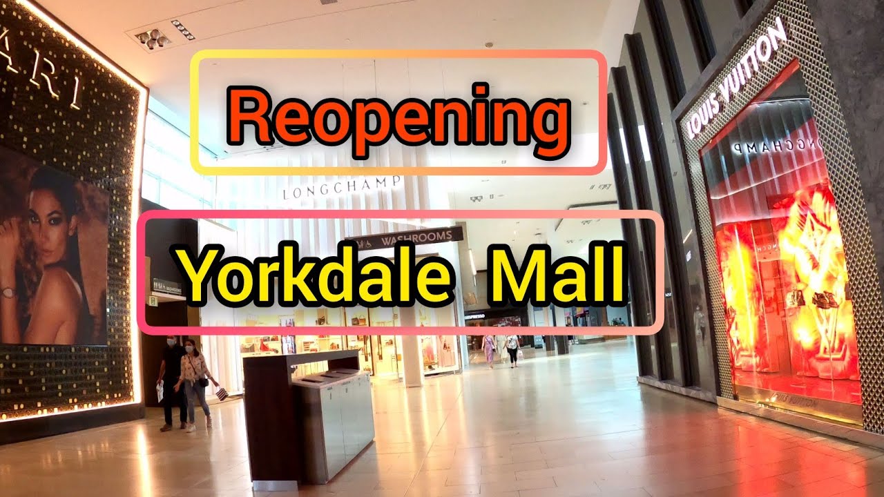 Reopening Yorkdale Shopping Mall, After Pandemic, Toronto, 4k YouTube