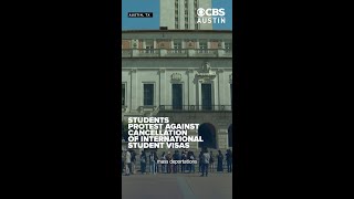 UT students protest mass deportations, international student visa cancellations