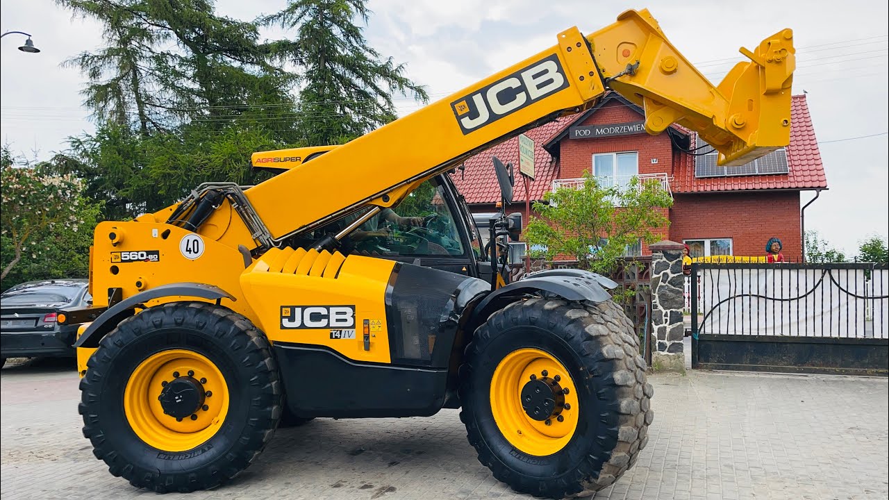 Ładowarka teleskopowa JCB 560-80, 2018r, 6 ton udźwigu, 8 metrów, prezentacja, review *PESTROL*