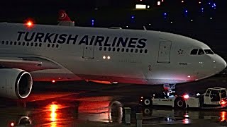 Zurich Airport by Night - Planespotting in Heavy Rain at ZRH - 25/10/25