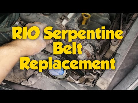 Paano mag palit ng Serpertine Belt sa Kia Rio | How to Replace Serpentine Belt on Kia 2012 – 2019