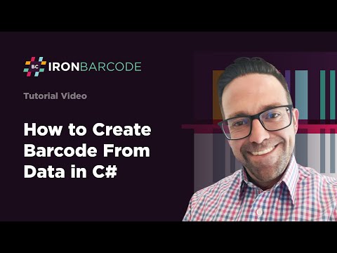 How to Create Barcode From Data in C# | IronBarcode