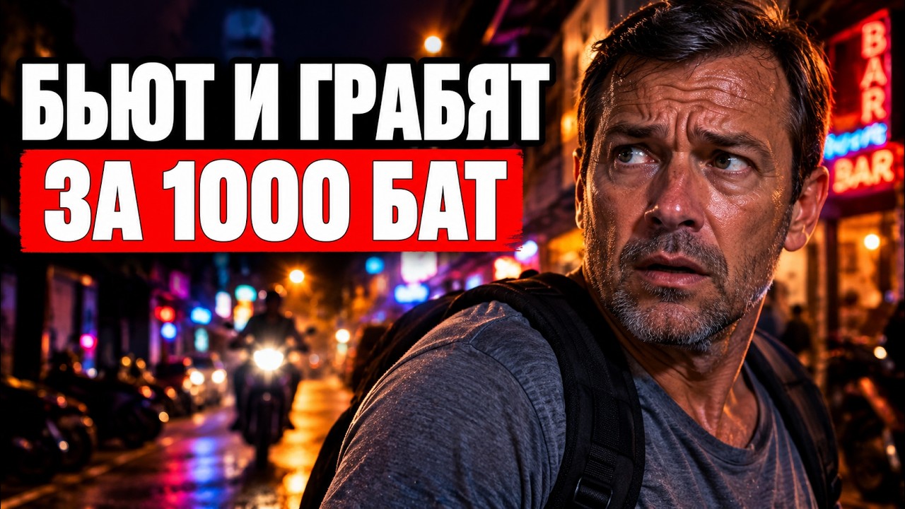 СРОЧНО! Волна жестоких нападений на туристов в Паттайе: Избивают и грабят прямо на улицах!