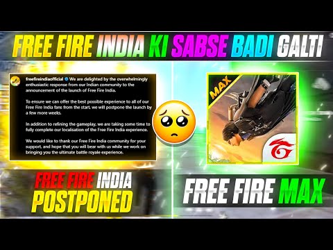 Free Fire India Ki Sabse Bdi Galti🥺💔 