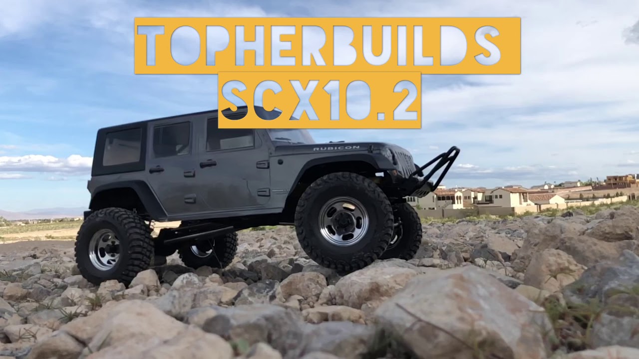 topherBuilds JK SCX10.2 Crawling at Lone Mountain, Las Vegas NV