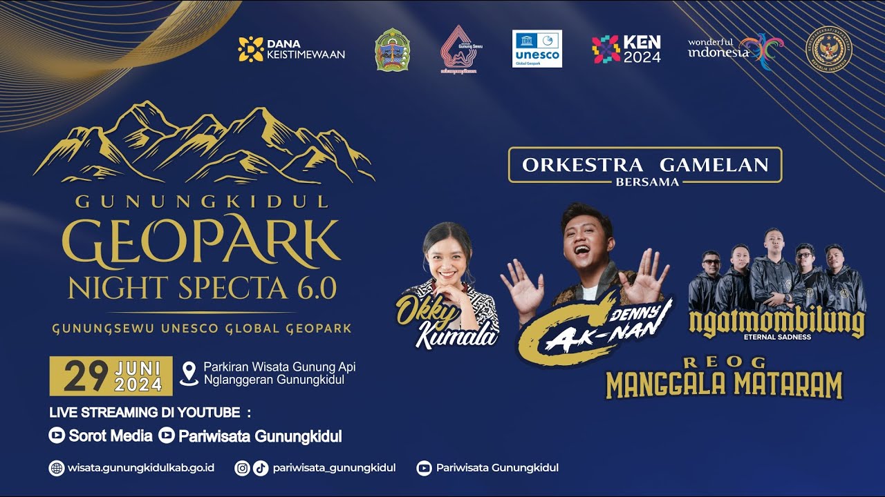 GUNUNGKIDUL GEOPARK NIGHT SPECTA 6.0 | GUNUNGSEWU UNESCO GLOBAL GEOPARK