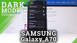 How to Set Up Night Mode in SAMSUNG Galaxy A70 - Eye Saver Mode Options screenshot 5