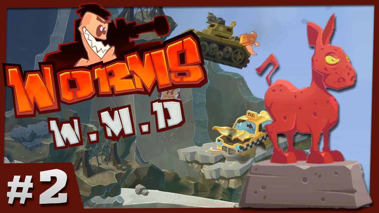 Worms WMD - #2 - Full Wormage!! (4 Player Gameplay)