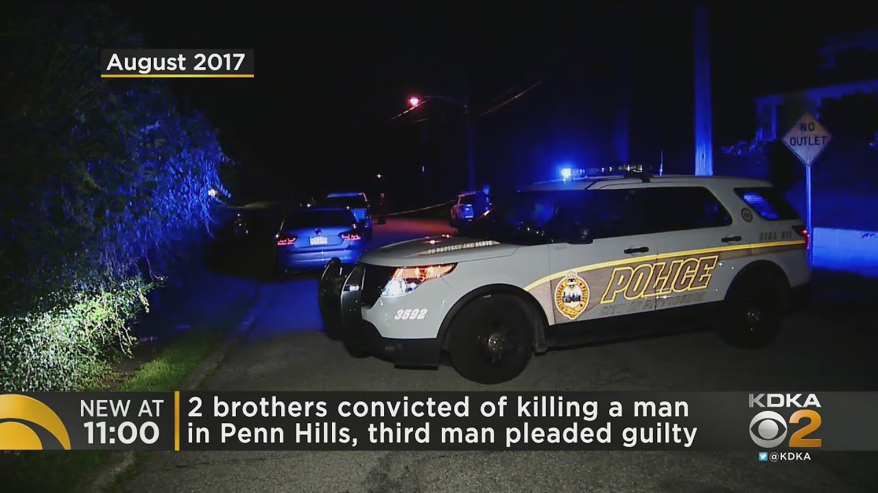 Two Brothers Convicted Of Killing A Man, Third Man Pleads Guilty
