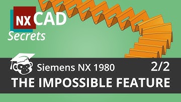 PART 2 -  become an Advanced NX User - free NX 1980 Tutorial:  "The Impossible Pattern (2/2)"
