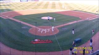 Long Island Ducks Opening Day First Pitch