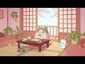 Peaceful Study with Mochi 🌸 Cozy Lofi Beats 🌿 Calm Lofi for Study Time