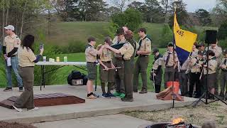 Hunter Ruppert Arrow of Light Crossover Cub Scouts to Boy Scouts Woodstock GA 465 AOL March 25 2024