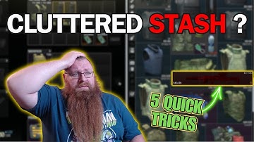 Fix your stash like a pro in under 5 minutes! | Escape From Tarkov | Stash Management |