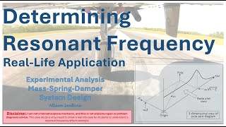 Case Study  Determine Resonant Frequency for Plane Nosewheel Shimmy #engineering #physics #aviation