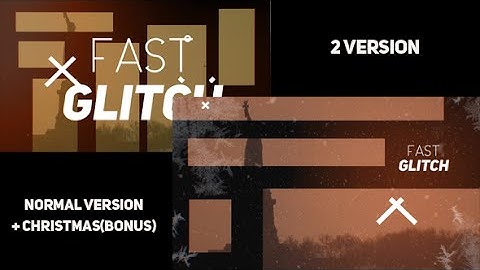 Fast Glitch Slideshow // Dynamic Opener (After Effects template)