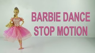 Barbie dance ballet stop motion animation, balletto classico