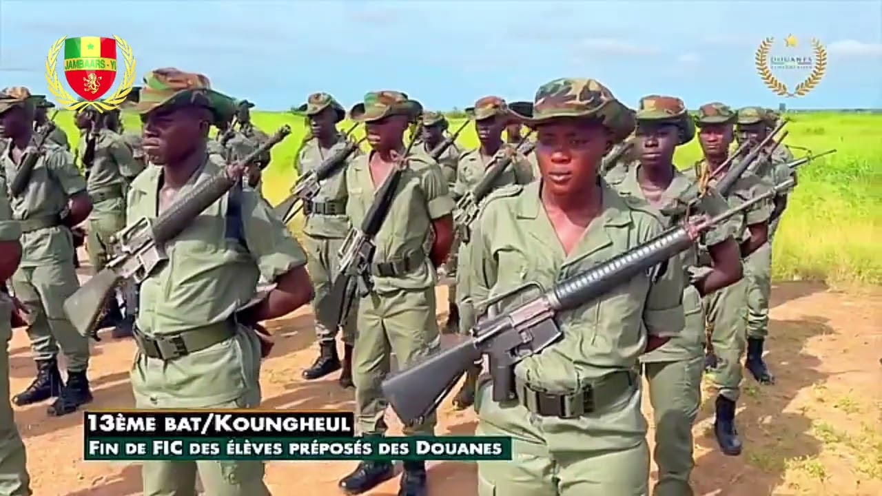 13Ème Bat/koungheul fin de Formation initiale du Combattant de la 40ème promo de l’Ecole des Douanes