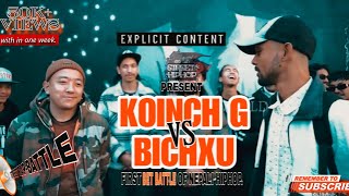 Street rapbattle (B.M.B.  SPECIAL)- Koinch G Vs Bichxu-First bet battle of nepali hiphop-2024