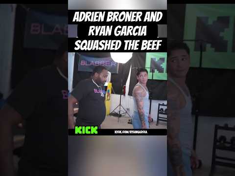 Adrien Broner and Ryan Garcia squashed the #Beef #Squash #Difference #Friends ￼￼￼