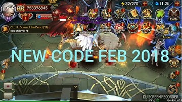 Legacy of Discord - Redem Code Feb 2018