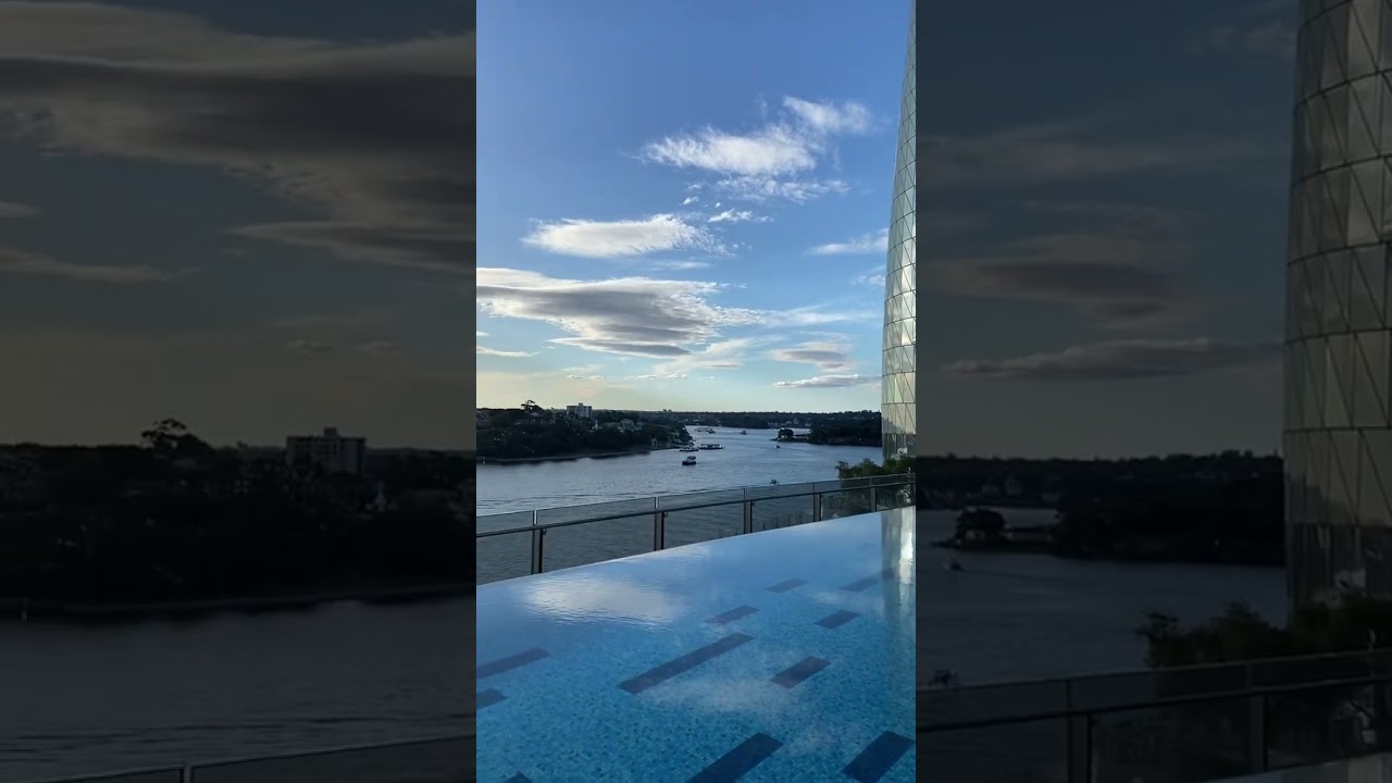 Crown tower residence roof top pool , Sydney