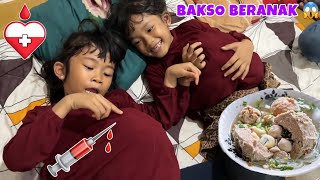 HAMIL KEMBAR MAKAN BAKSO BERANAK 😱💉| QIFA AGUNG