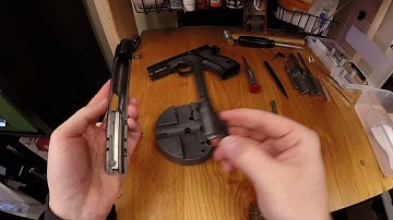 CZ 75 SP-01 Manual Safety -  Disassembly 1 - Remove Slide
