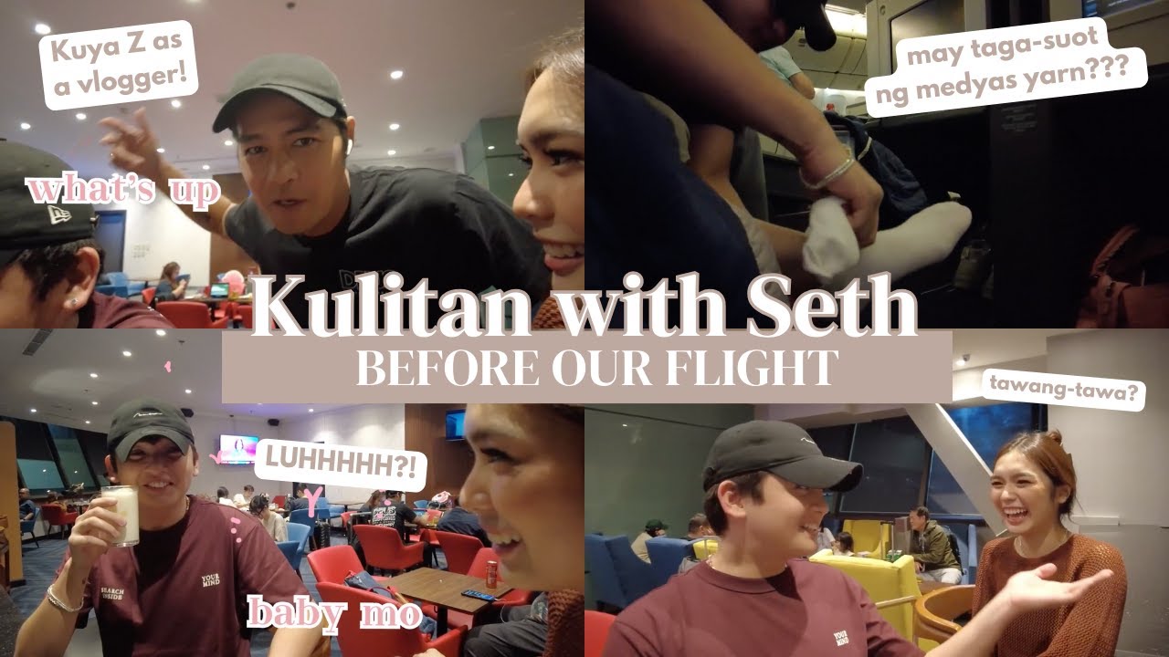 BUSINESS CLASS FLIGHT EXPERIENCE with SETH FEDELIN | Francine Diaz