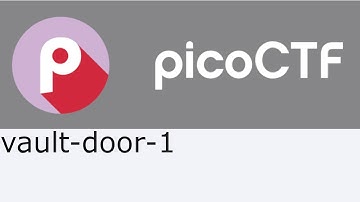 PicoCTF vault-door-1
