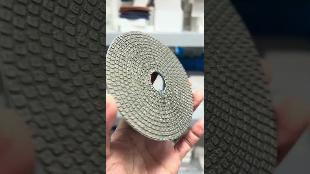 Electroplated diamond polishing pads