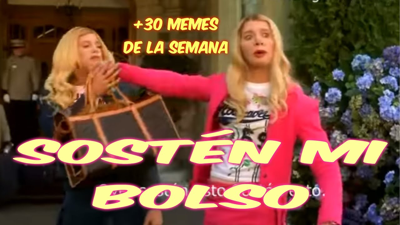 sosten mi bolso meme original