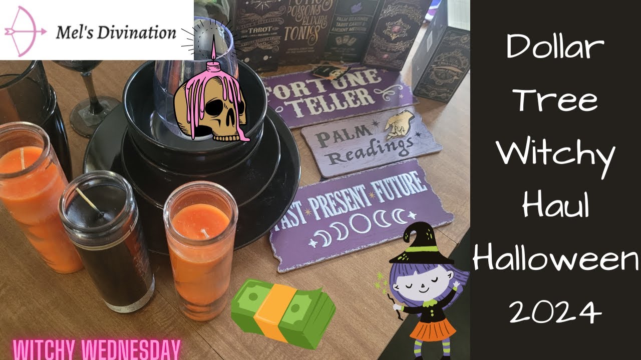 Dollar Tree Witchy Haul || Halloween 2024 || Witchy Wednesday