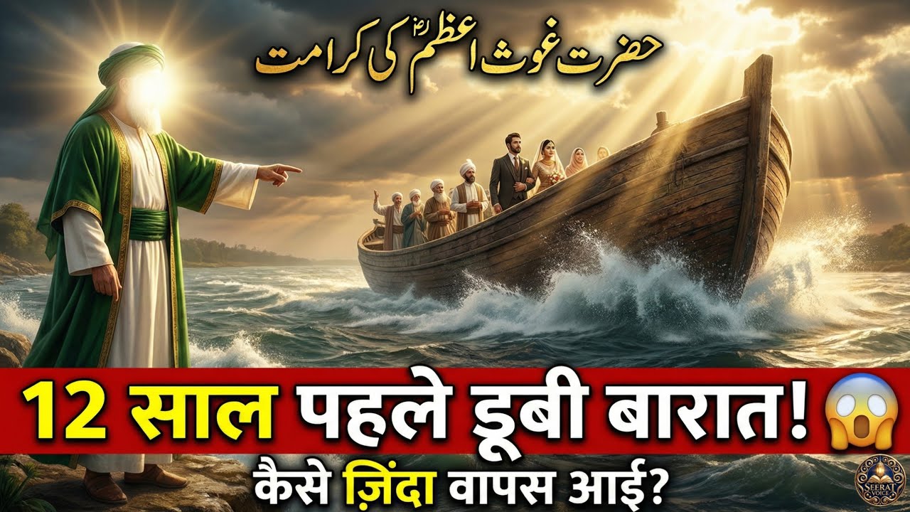 Hazrat Ghouse Azam Ki Karamat | Jab 12 Saal Pehle Dubi Hui Kashti Wapas Aa Gayi 😱