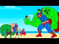 Rescue HULK Baby &amp; SUPER Baby From SUPER-MAN RADIATION : Who Is The King Of Super Heroes?