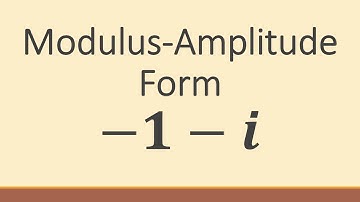 Polar Form of -1-i | Maths 2A Complex Numbers Question 12 #complexnumbers #maths2a