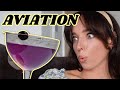 IRISH GIRL DRINKS AN AVIATION FOR THE FIRST TIME | Gin Maraschino Liqueur Cocktail | Ciara O Doherty
