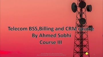 BSS system course 3/ SIM management course