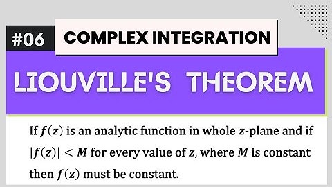B.Sc.6th Sem.(L-10) | Liouville