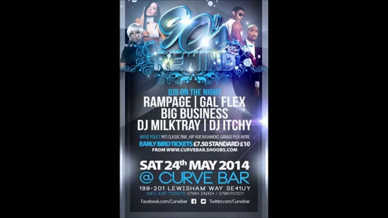90s rewind 24th May '14 Curve Bar London