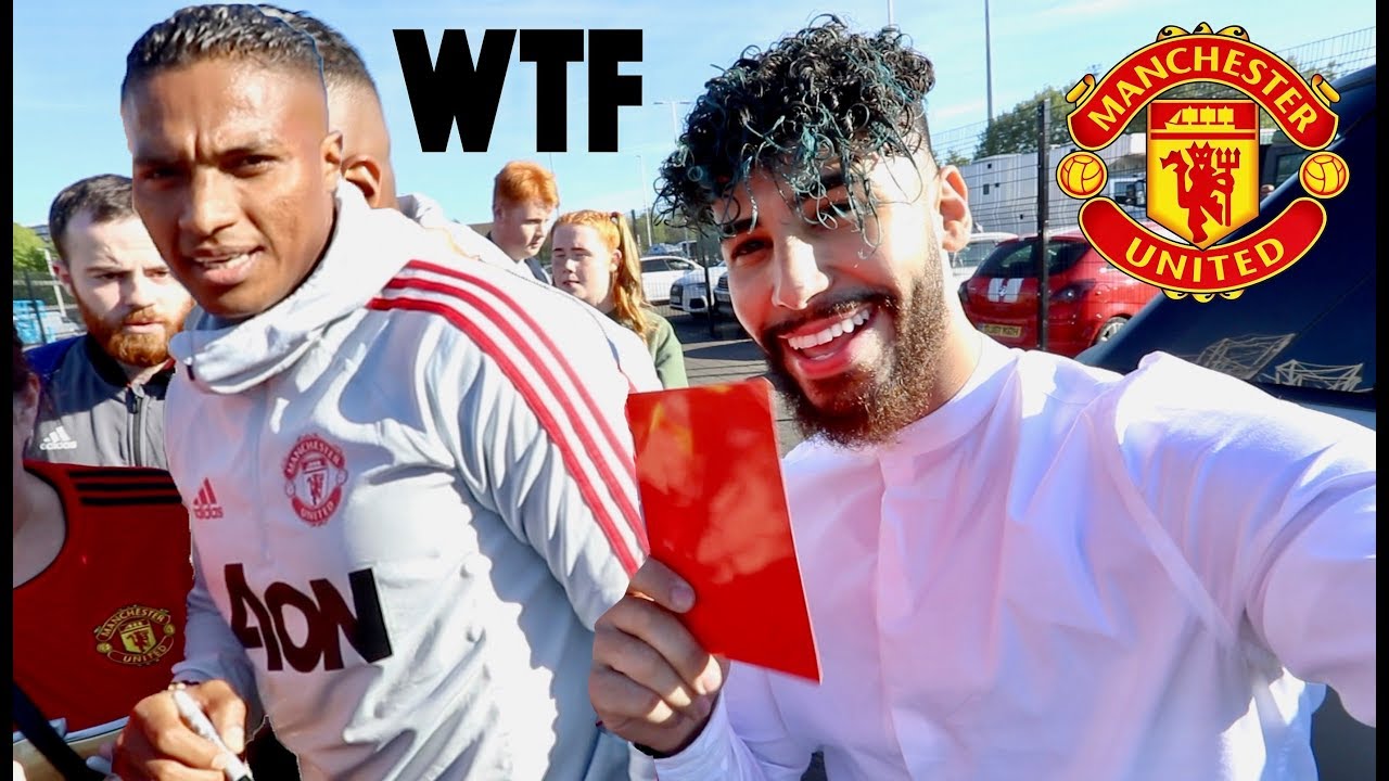 Giving Manchester United Players Red Cards!!! YouTube