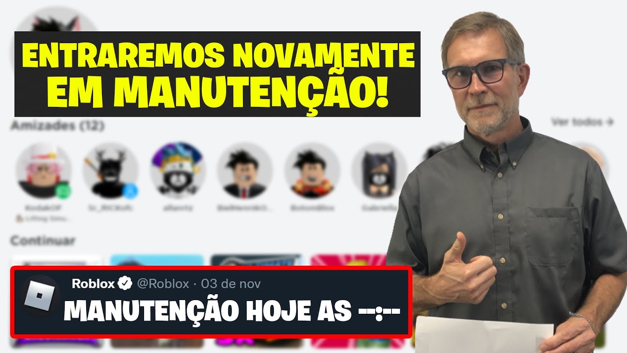 Como entrar no roblox em manutenção, tem como? 