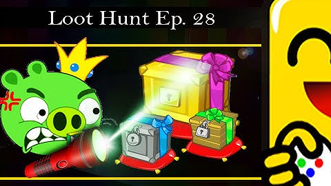 Bad Piggies - Loot Hunt Episode 28! GOLD LOOT CRATE! (Funny Commentary) #SuperflyGaming