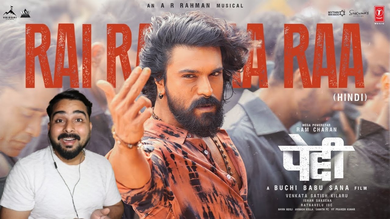 Rai Rai Raa Raa Song Hindi Peddi Reaction | Ram Charan | Janhvi | AR Rahman
