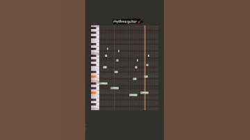 Thumbnail of how to make a guitar melody in fl studio #producer #beat #guitar #piano #flstudio #cubase #video