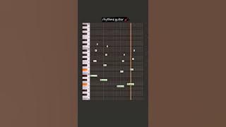 how to make a guitar melody in fl studio #producer #beat #guitar #piano #flstudio #cubase #video