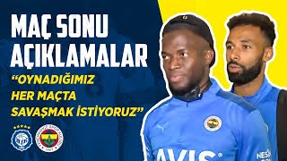Maç Sonu Açıklamalar Enner Valencia Ve Nazım Sangare