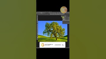Short photoshop tutorial - Remove background sky #shortsvideo